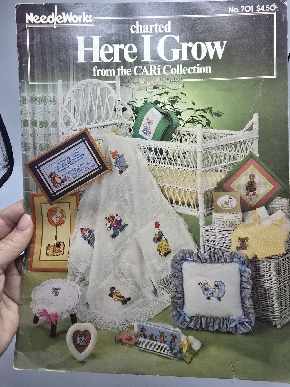 Here i grown Clown bear kids Baby sampler CROSS STITCH Pattern Chart